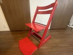 【人気カラー】STOKKE Tripp Trapp レッド 美品のサムネイル