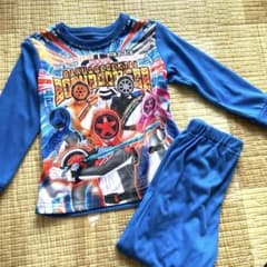 キャラクター柄 パジャマ 100cm 青　男の子のサムネイル