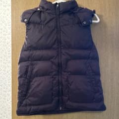 old Gap フード付きパープルダウンベスト S y2k 00s y2k OLD GAP ダウンジャケット パープル 3way ファー L - メルカリ