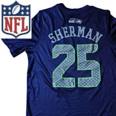 希少】 リチャード シャーマン Tシャツ シアトル シーホークス - メルカリ
