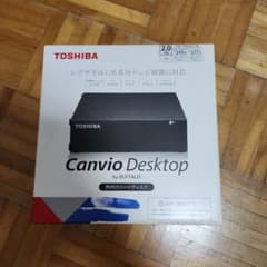TOSHIBA Canvio Desktop 2.0TB 外付けハードディスクのサムネイル
