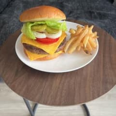 【リアル】食品サンプル ダブルチーズバーガー＆フライドポテトのサムネイル