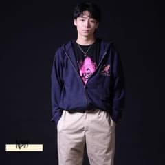 KANGOL REWARD ジップアップパーカー ネイビー - メルカリ