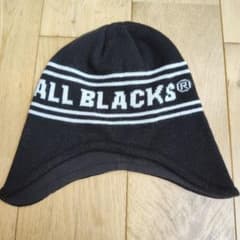 未使用☆ALL BLACKS オールブラックス　ベビー　ニット帽のサムネイル
