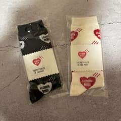 未開封 HUMAN MADE ソックス 2足セット ハート柄 Lサイズ - メルカリ