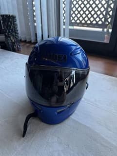 ほぼ新品 SHOEI ヘルメット ブルー Z-6のサムネイル