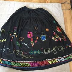 ロングスカート 刺繍 古着のサムネイル
