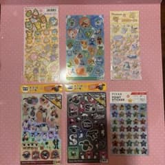 ポケモン ひつじのショーン ピクサー シール 6種セットのサムネイル