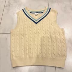 GAP ケーブル編みベスト 80 美品のサムネイル