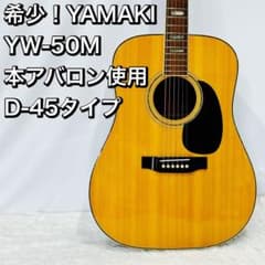 希少！YAMAKI YW-50M 本アバロン使用 D-45タイプ ヤマキ アコギ - メルカリ