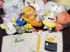 포켓몬스터 봉제인형 쿠션 토트백 외 13개 세트