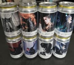 氷室京介　オリジナルラベル缶8本セット＋レアなキーホルダー付　未開封品 氷室京介 オリジナルラベル缶8本セット＋レアなキーホルダー付 未開封