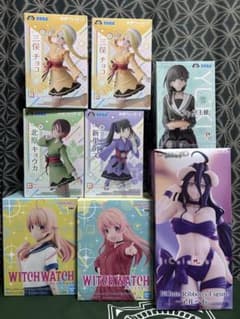 フィギュア まとめ売り 8体セット(アルベドのみ開封済み): 雪、若月ニコその他のサムネイル