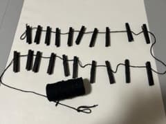 ウェディンググッズ　黒クリップのサムネイル