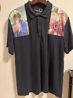 RAF SIMONS Fred Perry ネイビー ポロシャツ Lのサムネイル
