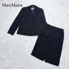 MaxMara 銀タグ スカートスーツ ブラック 冠婚葬祭 40 Lサイズ - メルカリ