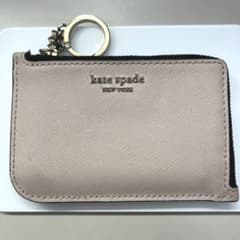 kate spade カードケース ピンクベージュと黒のサムネイル