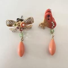 Les Néréides Ribbon Motif Earrings