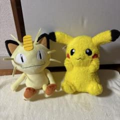 ポケモン ぬいぐるみ ニャース ピカチュウ 2点セット - メルカリ