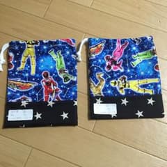 みきぐわぁ様専用☆キュウレンジャー コップ袋3と5☆のサムネイル