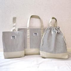 ★NO.1人気カラー★レッスンバッグ　3点セットのサムネイル