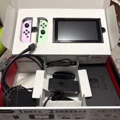 Nintendo Switch 本体 ピンクグリーンジョイコン - メルカリ
