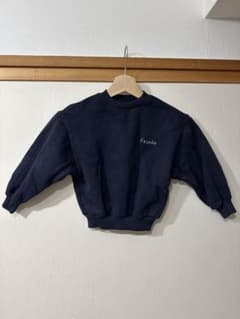 Façade刺繍入りネイビートレーナー 2yのサムネイル
