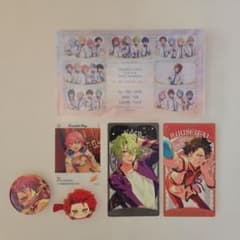 あんスタ グッズセット ミニクリアファイル 缶バッジ ヘアピン カード