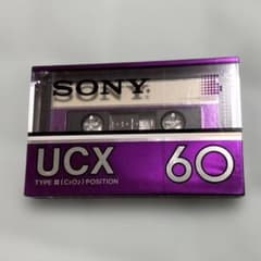 SONY カセットテープ UCX 60分 新品未開封のサムネイル