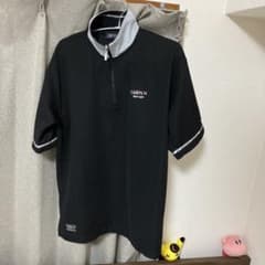 CABIN HOUSE ベージュ ジップアップポロシャツのサムネイル