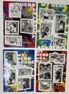 ヒロアカ 40巻 特典 名場面クリアシート 4枚セット - メルカリ