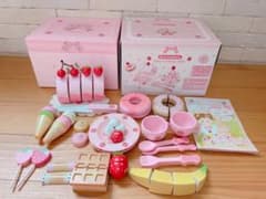 野いちごのおままごと　スウィートカフェセット　マザーガーデンのサムネイル