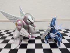 ポケモン ディアルガ パルキア ソフビ 組立式DX 2点セット