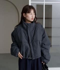 kastane チェック中綿リバーシブルアウター S - メルカリ