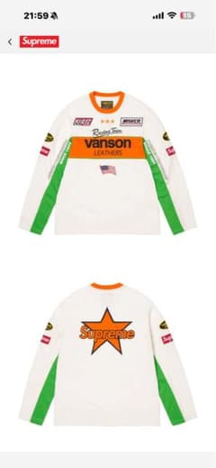 Supreme Vanson Leathers L/S T-shirtのサムネイル