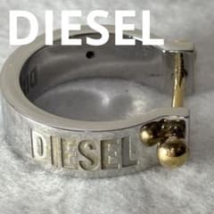 DIESEL ディーゼル ユニセックスリング 指輪 シルバー 箱 巾着付 