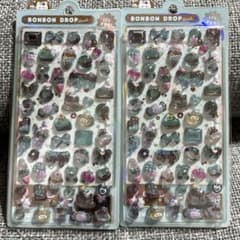 ボンボンドロップシール　ちょこみん　2枚セットのサムネイル