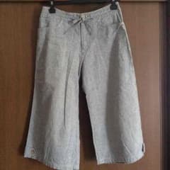 グレーのガウチョパンツ69-77のサムネイル