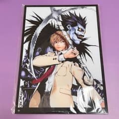 DEATH NOTE 럭키 캔 배지 복권 럭키 엔드상 A4 아크릴 패널