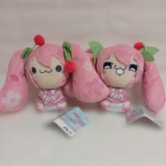 初音ミク もちぴこぬいぐるみ 桜ミク　2種セット