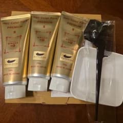 SIRAGA R9 ヘアカラーパック プレミアム 3本セットプラチナブラックのサムネイル