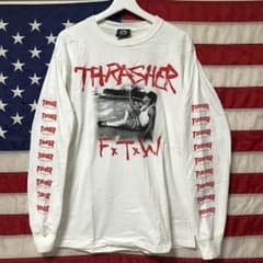 THRASHER スラッシャー 袖プリ ロンT ロンティーのサムネイル