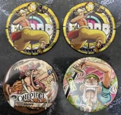 ワンピース ウソップ 缶バッジ 4個セット - メルカリ