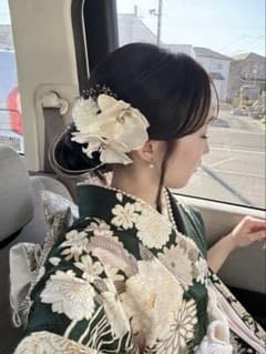 髪飾り　成人式　前撮りのサムネイル