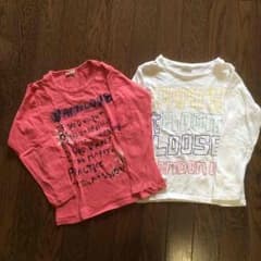 長袖 Tシャツ2枚セット 130cmのサムネイル