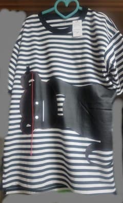 お値下げ中　graniph　シャドーボーダーTシャツのサムネイル