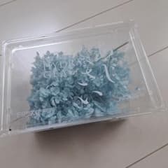 ソフトアナベルヘッド　ベビーブルー　紫陽花　プリザーブドフラワー　ドライフラワーのサムネイル