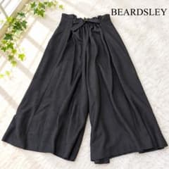 BEARDSLEY ビアズリー スカート風 ワイドパンツ ベルト F