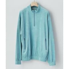 auralee 　ハーフジップ　ベロアスウェットのサムネイル
