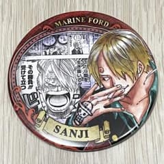 ONE PIECE 缶バッジ サンジ MARINE FORD ワンピース - メルカリ
